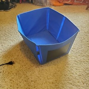 Rectangle blue storage tub